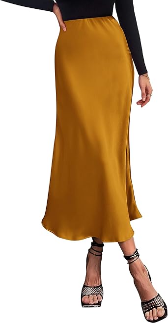 elegant satin maxi skirt elegant satin maxi skirt