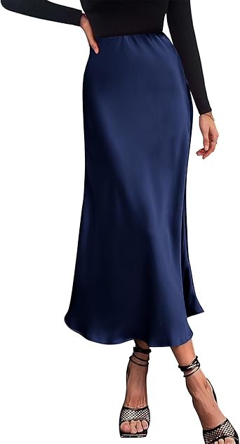 elegant satin maxi skirt elegant satin maxi skirt